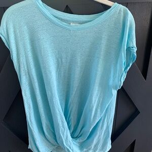 Lou & Grey for Loft Linen Knot T-shirt